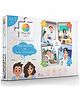 Puzzle Squad 4 in 1 Jigsaw Puzzle with 72 Pieces - Multicolor