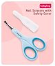 Babyhug Baby Nail Scissors with Safety Cover - Blue