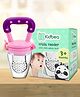 KidbeaSilicone Food & Fruit Nibbler - Pink