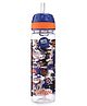 Smiggle Water Bottle Cartoon Print Blue   650 ml
