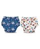 Chinmay Kids Baby Swim Diaper Waterproof Reusable Leakproof Adjustable Infant Pool Pant Boys And Girls Swim Diaper- Blue White
