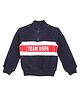 US Polo Assn Full Sleeves Sweatshirt Logo Print - Navy