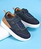 Pine Kids Casual Shoes with Velcro Closure - Navy Blue