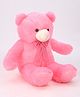 Zoe Teddy Bear Soft Toy with Bow Pink - Height 90 cm