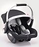 Babyhug Onyx Elite Car Seat cum Carry Cot with Rocking Base and aluminium handle - Grey