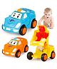 Fiddlerz Friction Powered Cartoon Cars Car Toy Push and Go Car Vehicles Toys, Cartoon Cars for Toddlers Kids pack of 3