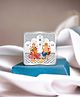 Taraash 999 Purity 10 g Lakshmi Ganesh Square Silver Coin By ACPL - Silver