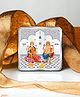 Taraash 999 Purity 20 gm Lakshmi Ganesh Square Silver Coin By ACPL - Silver