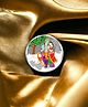 Taraash 999 Purity 10 Gm RadhaKrishna with Deer Silver Coin By ACPL - silver