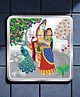 Taraash 999 Silver 50-gram Radhakrishna with Peacock Silver Coin By ACPL - Silver