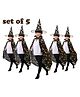 Sarvda Halloween Theme Pack Of 5 Unisex Vampire Costume Set - Black