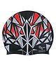 KARBD Pattern Design Silicone Swimming Cap - Grey