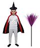 Kaku Fancy Dress Halloween Theme Costume Set -  Black And Red