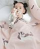 Chickaboo Organic cotton knitted AC comforter Unicozy pink