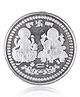 ELOISH BIS Hallmarked Round laxmi Ganesh Ji - Shri Yantra 999 Pure Silver Coin (SILVERCOIN5G)