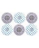 MOMISY Shower Cap Set of 6 Reusable Waterproof Elastic Eva Free-Size  (Multicolored and Multi-design)