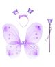 MOMISY Butterfly Wings Costume Set For Baby Girl - Purple