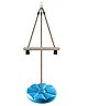 REZNOR 7 Feet Height Adjustable Gym Monkey Bars Disc Swing - Blue