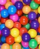 REZNOR Premium Plastic 80mm Big Size Colourful Kids Pool Balls for Fun with No Sharp Edges - 25 Pcs