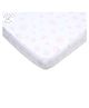 Masilo Organic Cotton Fitted Cot Sheet For Infant/Baby's Nursery Soft and comfort, 0 to 2 Years - Carnival - Pink