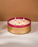 Rad Living Rani Pink - 5 Wick  1 Flat Bowl Candle