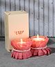 Rad Living Divine Lotus Scented Votive Candles Set of 2  - Pink