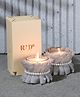 Rad Living Majestic Mogra Set of 2 Scented Votive Candles - Silver