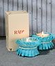 Rad Living Nag Champa Set of 2 Scented Votive Candles - Blue
