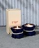 Rad Living Sandalwood Musk Set of 2 Scented Votive Candles - Black