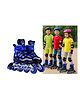 SANJARY High quality Skating in-line Shoe Size 39-42 Large - Blue