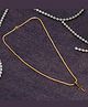 Taarose by Osasbazaar Silver Cross Pendant and Chain - Gold
