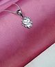 Taarose by Osasbazaar Silver Hello Kitty Pendant and Chain