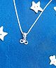 Taarose by Osasbazaar Silver Infinity Pendant and Chain