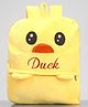 Zoe Soft Toy Bagpack Duck Theme Yellow-  14 Inches