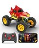 Spiker C-Type USB Rechargeable RC Car Spiker with Remote and App Control Car with Nitro Boost, Spring Suspensions 2WD Spiker Car Fun RC Toy and Gift for Kids and Boys (Red)
