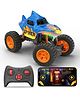 Spiker C-Type USB Rechargeable RC Car Spiker with Remote and App Control Car with Nitro Boost, Spring Suspensions 2WD Spiker Car Fun RC Toy and Gift for Kids and Boys (Blue)