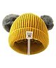 MOMISY Baby Cap Soft Beanie Woolen Hat for Spring Winter Autumn for Newborn Infant Toddler Kids Babies from 1 Year to 5 Years (Yellow)