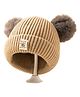 MOMISY Baby Cap Soft Beanie Woolen Hat for Spring Winter Autumn for Newborn Infant Toddler Kids Babies from 1 Year to 5 Years (Beige)