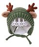 MOMISY Antler Hat Knitted Earcap Crochet Outdoor Windproof Beanie Hats Unisex Spring Autumn Winter for Kids