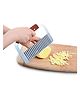 MOMISY Crinkle Cutting Tool French Fry Slicer Stainless Steel Blade Wooden Handle Vegetable Salad Chopping Knife