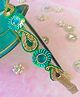 Little Tresses Sequin Embellished Ethnic Motif Detailed Hair Band - Green