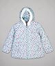 The Sandbox Clothing Co Full Sleeves Polka Dots  Printed & Fur Detailed Jacket - Blue