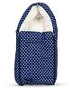 Baybee 3 in 1 Cotton Carry Bed Cum Portable Sleeping Bag Infant Bassinet Nest for Co-Sleeping - Dark Blue