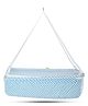 Baybee Bubbles Hanging Cradle With Mosquito Net - Blue