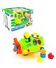 ARCADE TOYS Bump and Go Airplane & Shape Sorter Puzzle with Flashing Light and Music Toy (Color & Print May Vary)