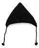 MayRa Knits Hand Knitted Cap - Black