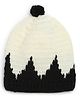 MayRa Knits Self Designed Hand Knitted Cap - White
