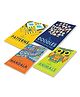 Set of 4 Mini Adult Colouring Pads including Patterns Mandala Doodles & Animals