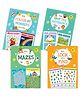 Mazes Colour by Numbers Spot the Difference  Look & Find - 4 Activity Books for 4+