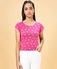 Coolsters by Pantaloons  Sleeveless Floral Printed Tee - Pink